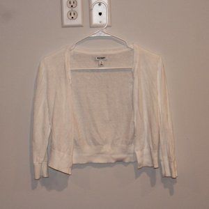 Old Navy White Cardigan Girls Size S